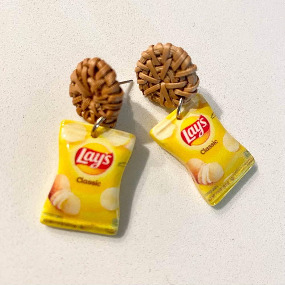 Lay’s Potato Chip Earrings